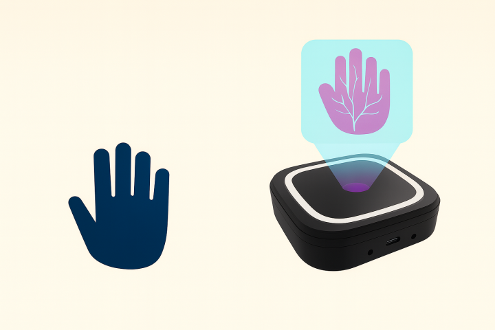 Palm Vein Recognition Technology Diagram